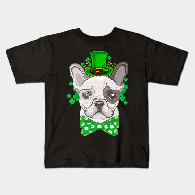 Funny Bulldog lover for irish - saint patrick best gift Kids T-Shirt by cedricchungerxc